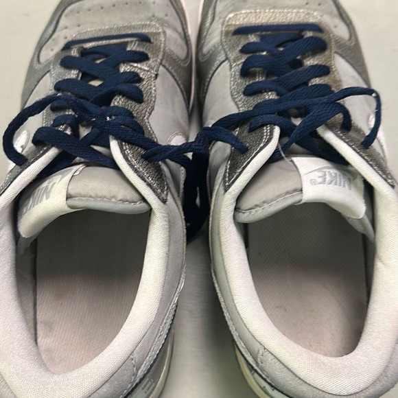 Men's Nike Terminator Low Metallic Silver Sparkle Swoosh Logo Sneakers Size 11.5 - Picture 6 of 8